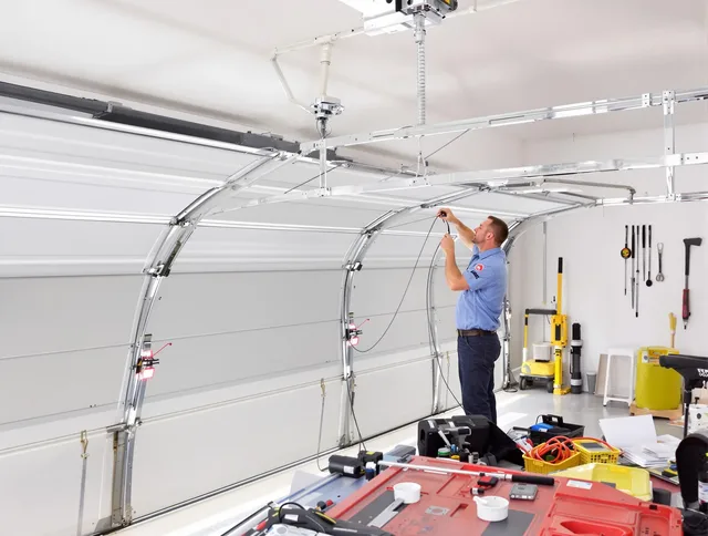 Garage door cable repair service by San Jacinto Garage Door Repair in San Jacinto