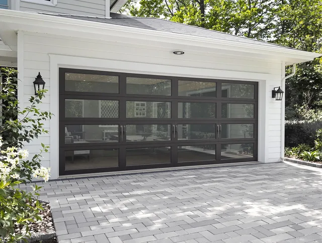 San Jacinto Garage Door Repair design specialist presenting custom garage door options to San Jacinto homeowner