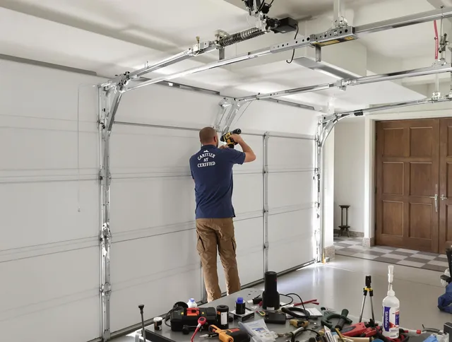 San Jacinto Garage Door Repair certified technician performing precision garage door repair in San Jacinto