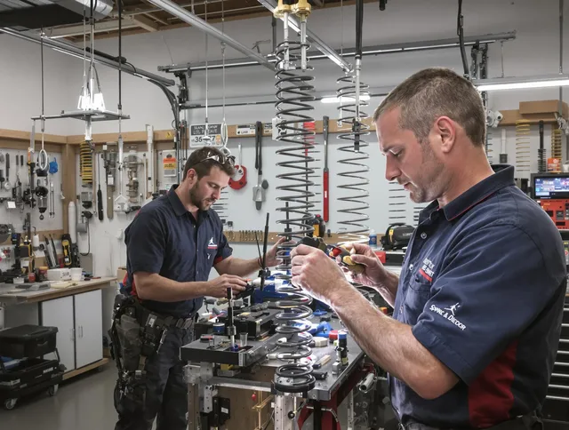 Garage door spring repair service by San Jacinto Garage Door Repair in San Jacinto