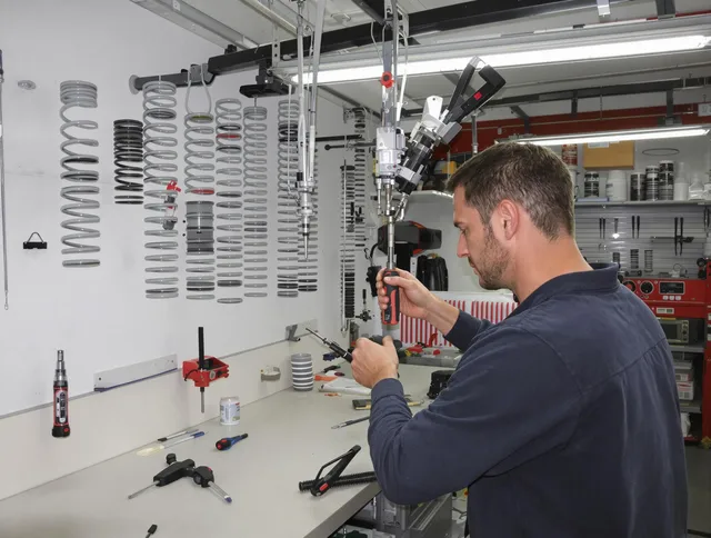 San Jacinto Garage Door Repair safety certified technician performing precision spring replacement in San Jacinto